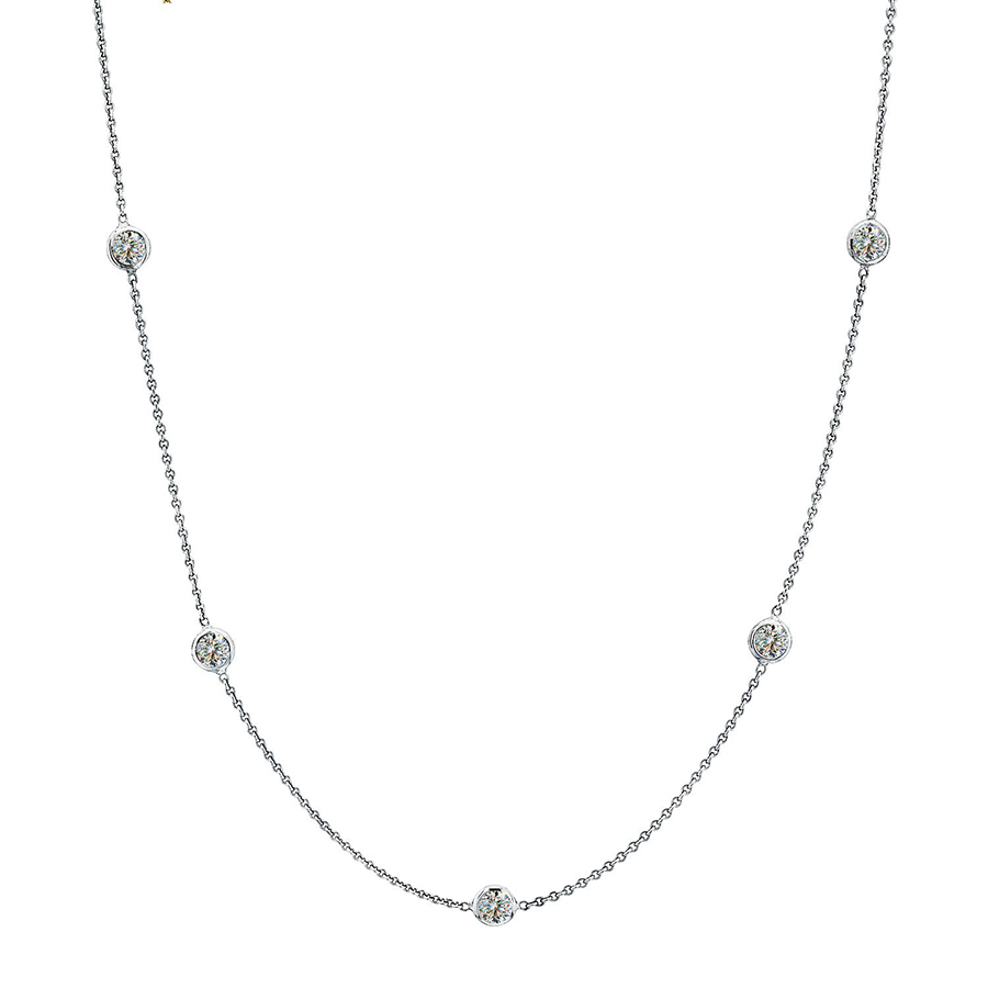 Facets of Fire By the Yard Diamond Necklace