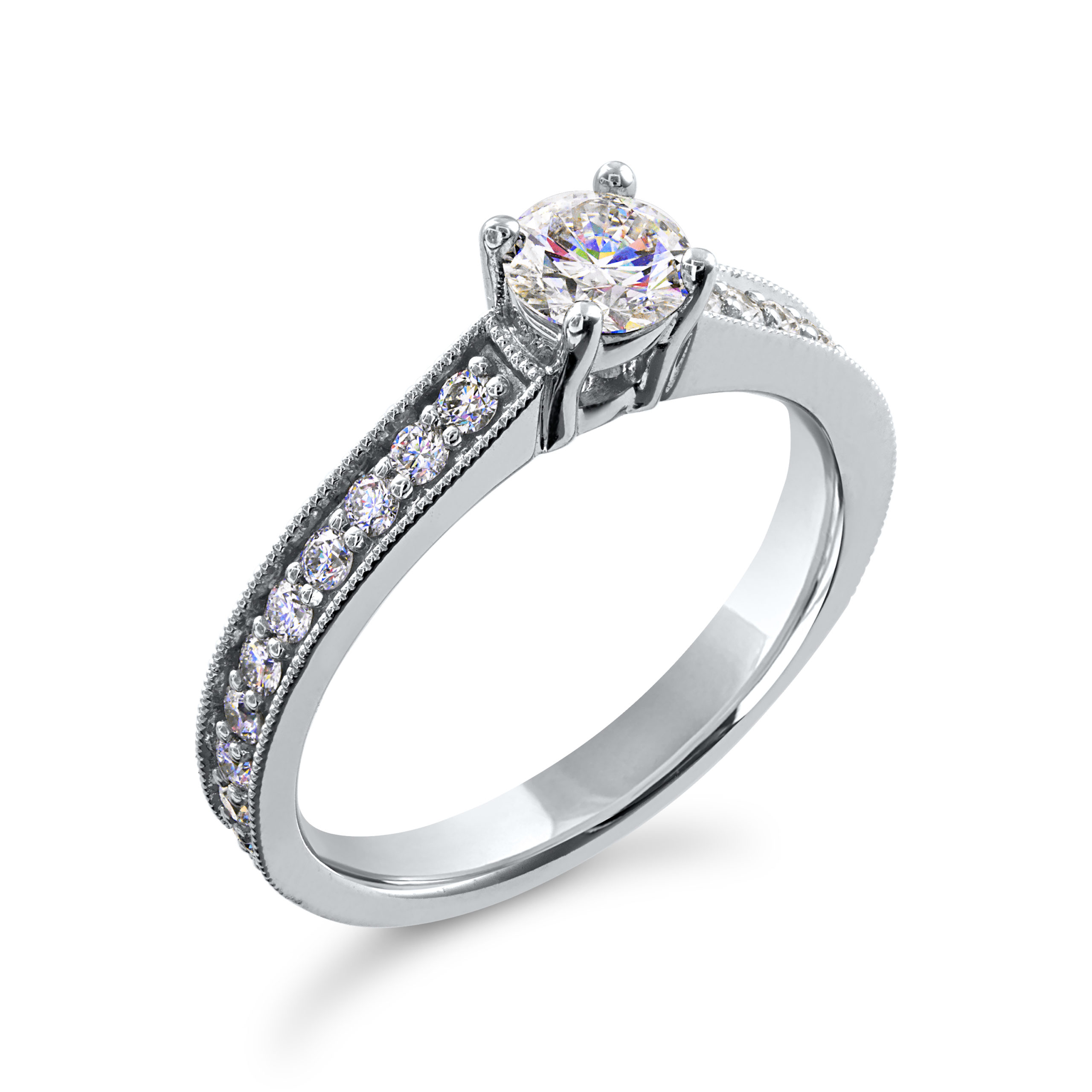 Facets of Fire Diamond Engagement Ring