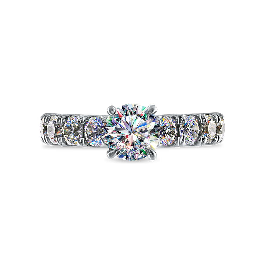 Facets of Fire Diamond Engagement Ring