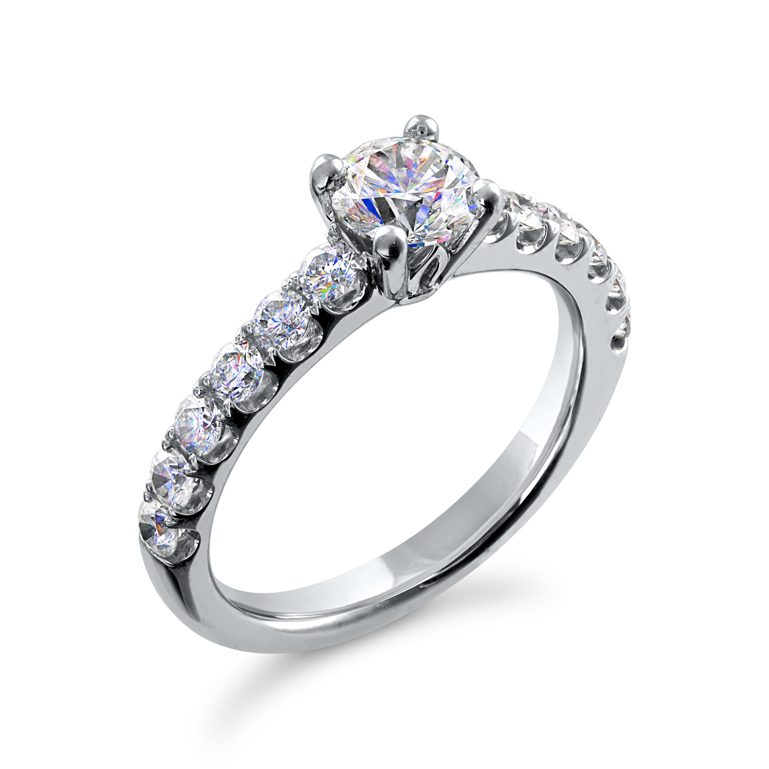 Facets of Fire Diamond Engagement Ring