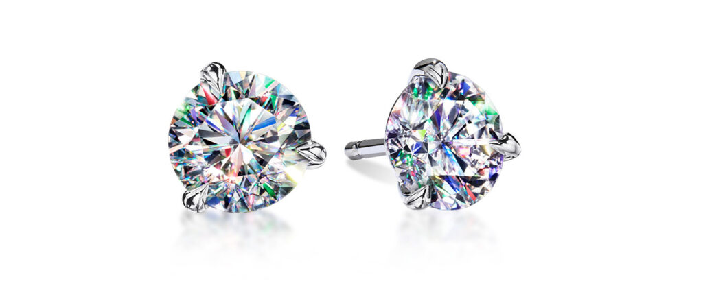 Facets of Fire Diamond Studs: 7x More Beautiful